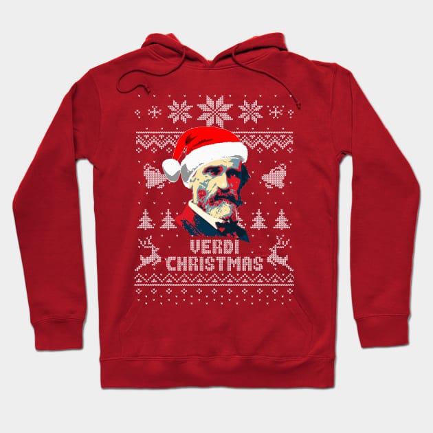 Giuseppe Verdi Christmas Hoodie by Nerd_art